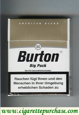 Burton big pack cigarettes Germany